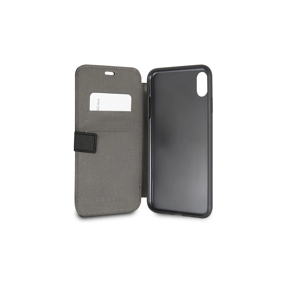Hurtownia GSM - Etui Guess GUFLBKI65IGLBK Apple iPhone XS Max černé/kniha Iridescent - GUE001BLK - {ean13} - Hurt
