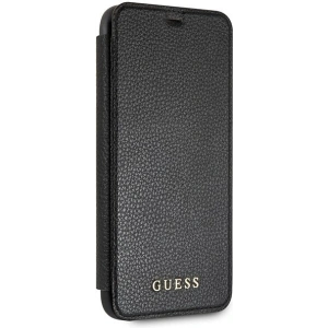 Hurtownia GSM - Case Guess GUFLBKI65IGLBK Apple iPhone XS Max schwarz/czarny Buch Iridescent - GUE001BLK - {ean13} - Hurt