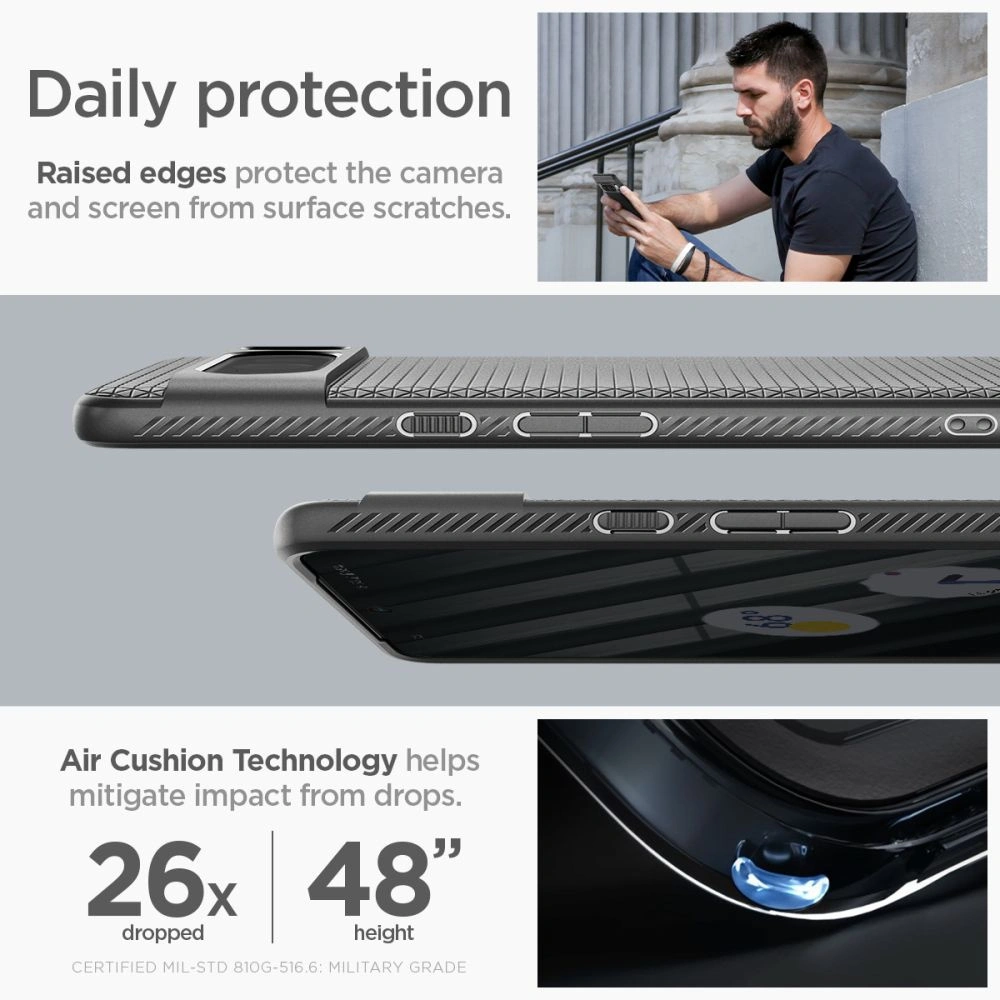 Wholesale Spigen Liquid Air Google Pixel 8 Pro Matte Black - SPN3138 - {ean13} - Hurt