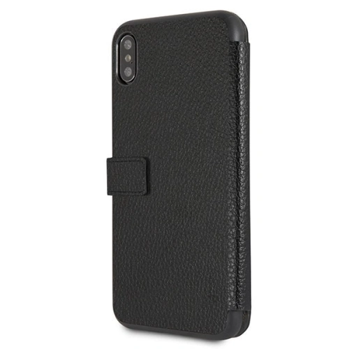 Etui Guess GUFLBKI65IGLBK Apple iPhone XS Max black/czarny book Iridescent