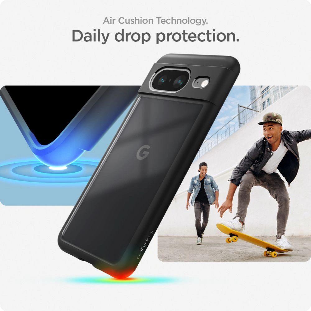 Hurtownia GSM - Case Spigen Ultra Hybrid Google Pixel 8 Matt Schwarz - SPN3139 - {ean13} - Hurt