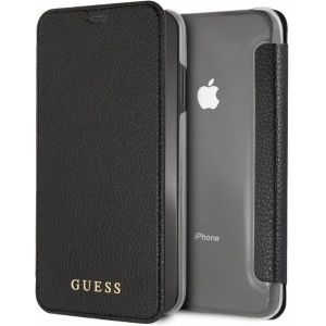 Guess GUFLBKI65IGLTBK iPhone Xs Max black book Iridescent