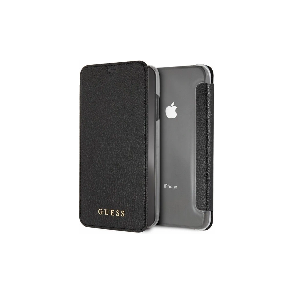 Hurtownia GSM - Etui Guess GUFLBKI65IGLTBK Apple iPhone XS Max černé/kniha Iridescent - GUE002BLK - {ean13} - Hurt