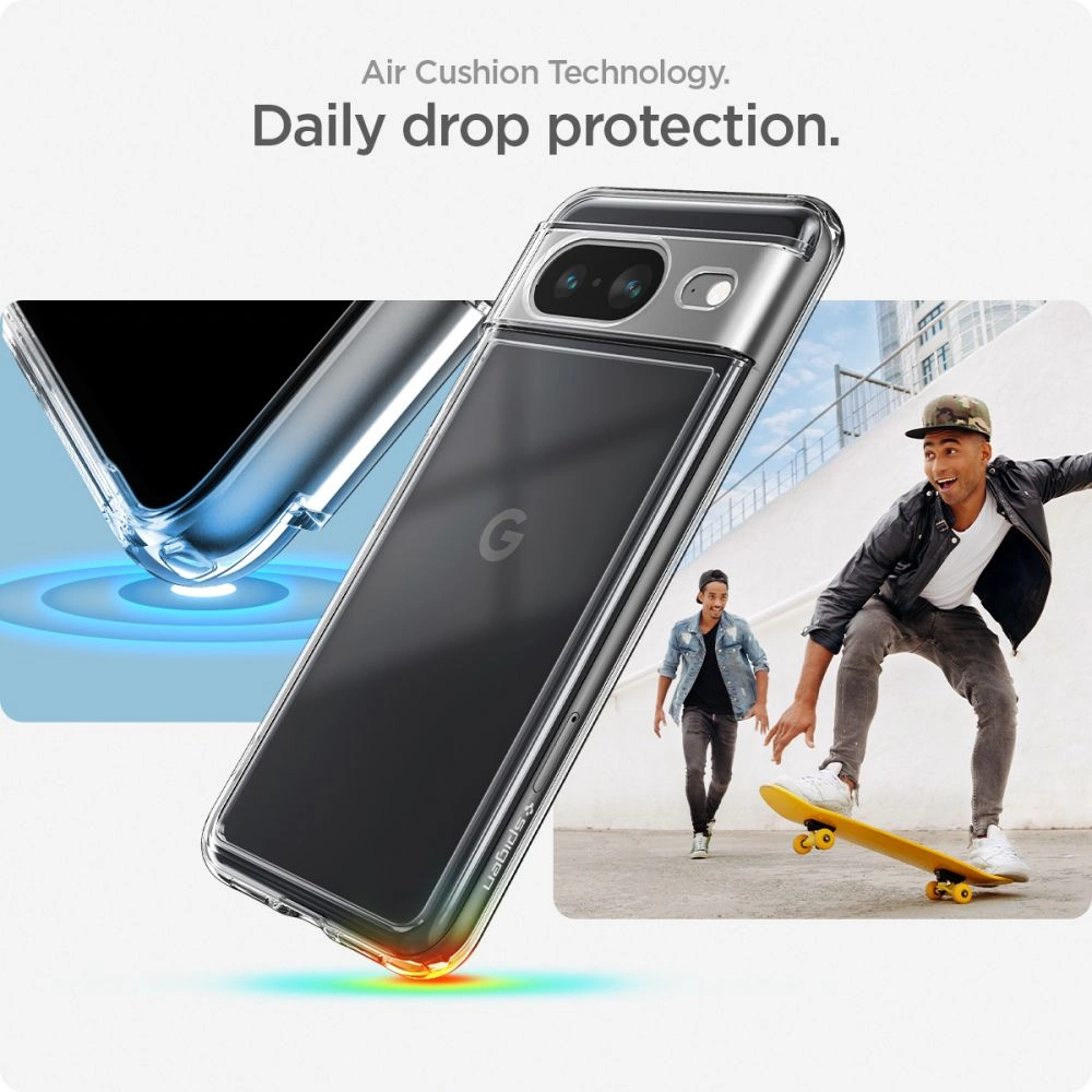 Hurtownia GSM - Case Spigen Ultra Hybrid Google Pixel 8 Crystal Clear - SPN3140 - {ean13} - Hurt