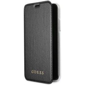 Guess GUFLBKI65IGLTBK iPhone Xs Max black book Iridescent