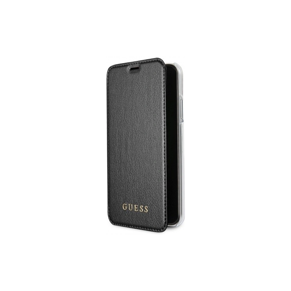 Wholesale Guess GUFLBKI65IGLTBK iPhone Xs Max black book Iridescent - GUE002BLK - {ean13} - Hurt