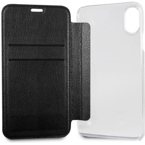 Hurtownia GSM - Case Guess GUFLBKI65IGLTBK Apple iPhone XS Max schwarz/czarny Buch Iridescent - GUE002BLK - {ean13} - Hurt