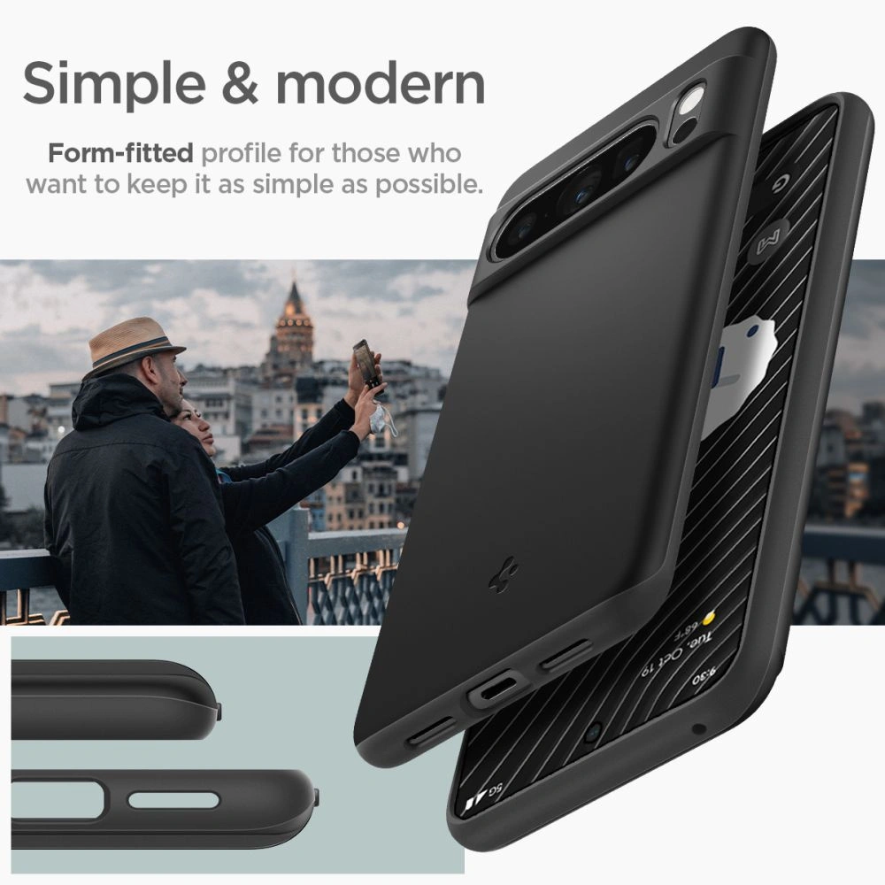 Hurtownia GSM - Etui Spigen Thin Fit Google Pixel 8 Pro Negru - SPN3142 - {ean13} - Hurt