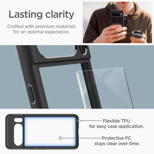 Etui Spigen Ultra Hybrid Google Pixel 8 Pro Matte Black