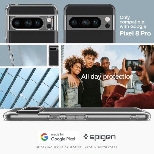 Etui Spigen Ultra Hybrid Google Pixel 8 Pro Crystal Clear