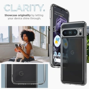 Hurtownia GSM - Etui Spigen Ultra Hybrid Google Pixel 8 Pro Crystal Clear - SPN3144 - {ean13} - Hurt