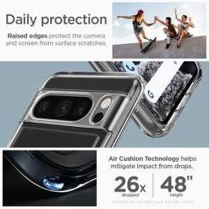 Hurtownia GSM - Etui Spigen Ultra Hybrid Google Pixel 8 Pro Crystal Clear - SPN3144 - {ean13} - Hurt
