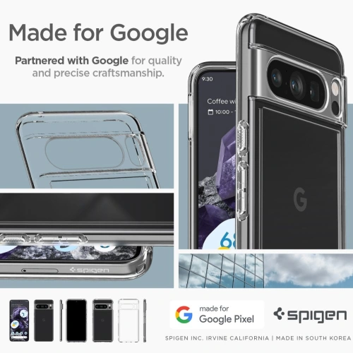 Etui Spigen Ultra Hybrid Google Pixel 8 Pro Crystal Clear