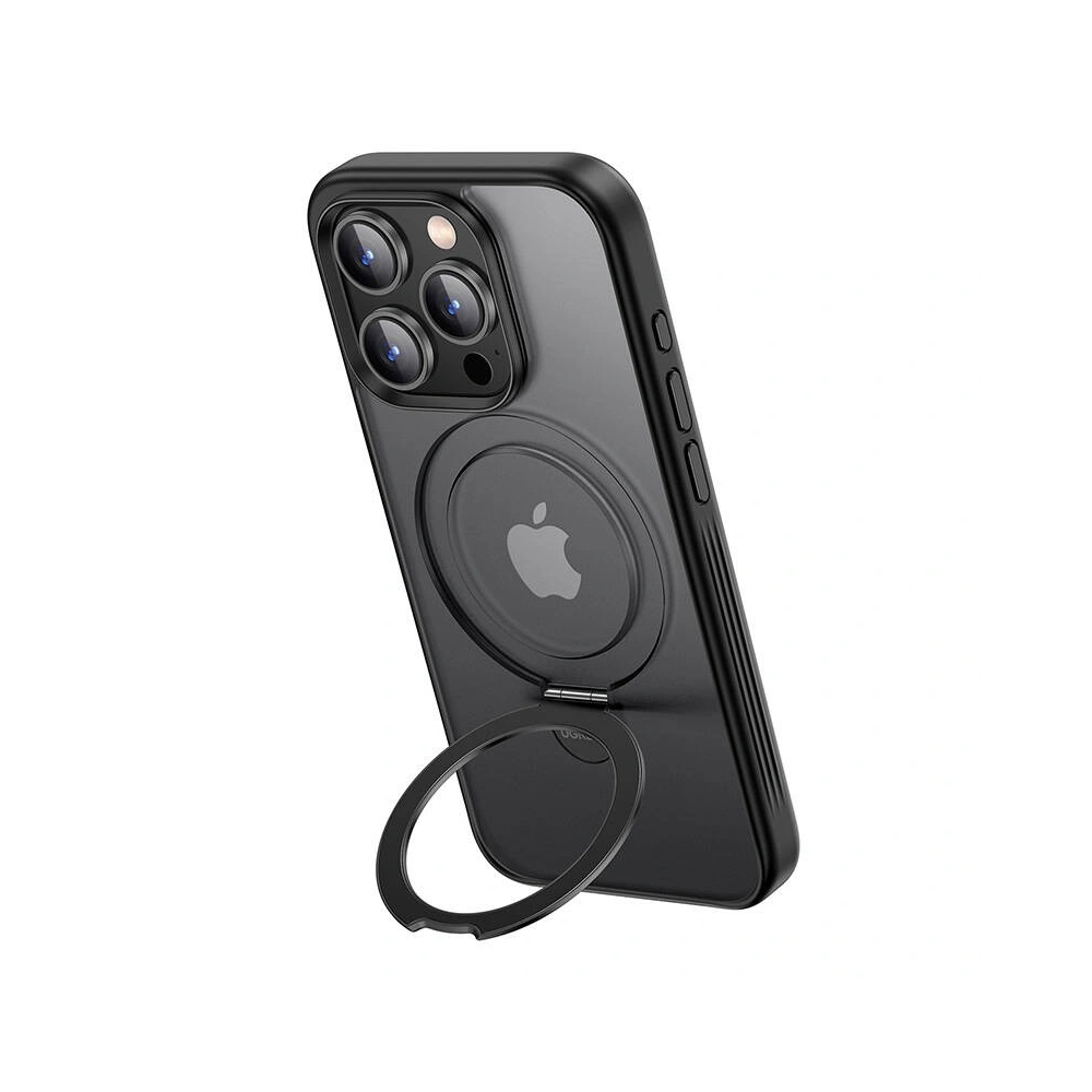 Hurtownia GSM - Etui UGREEN LP763 cu suport pentru deget Apple iPhone 15 Pro (Negru) - UGR1742 - {ean13} - Hurt