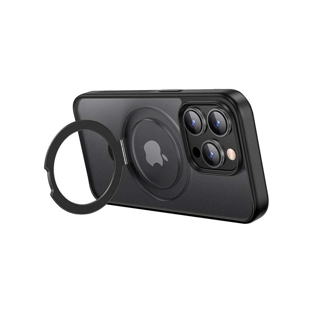 Hurtownia GSM - Etui UGREEN LP763 cu suport pentru deget Apple iPhone 15 Pro (Negru) - UGR1742 - {ean13} - Hurt