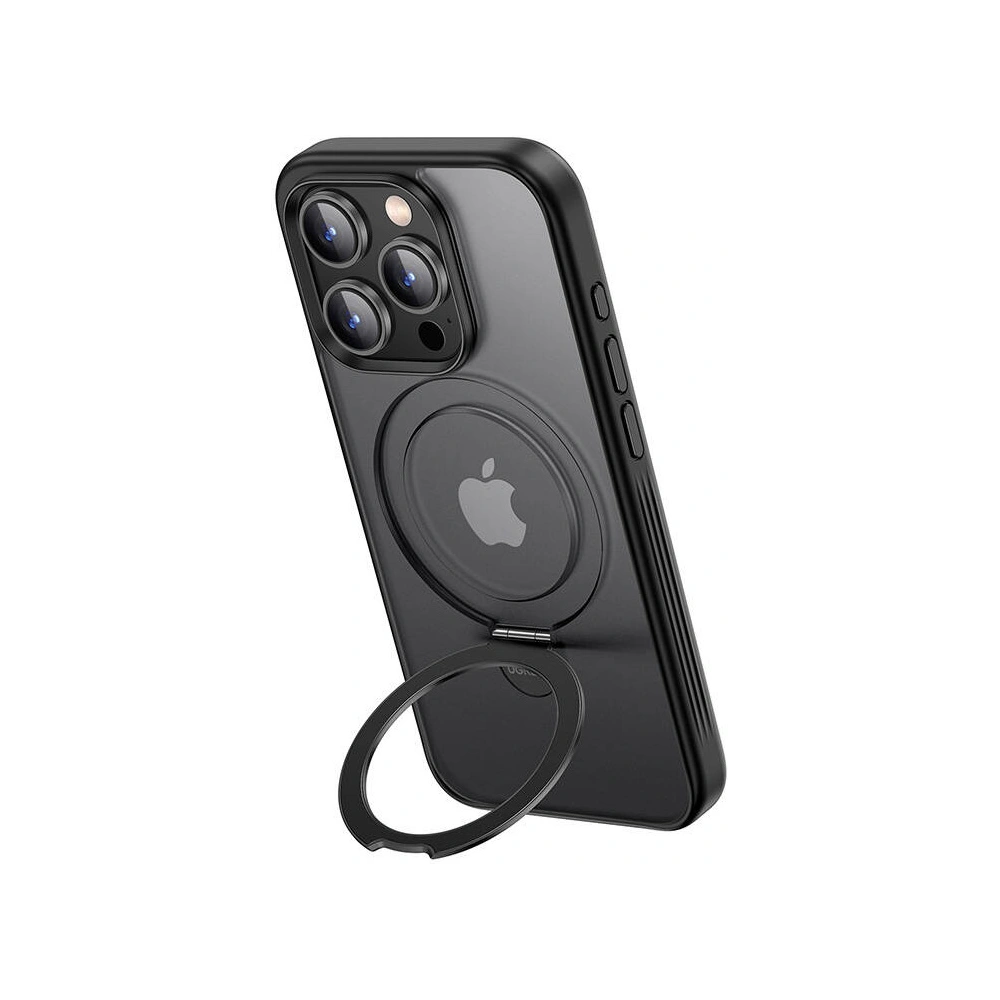 Hurtownia GSM - Etui UGREEN LP764 cu suport pentru deget Apple iPhone 15 Pro Max (Negru) - UGR1743 - {ean13} - Hurt