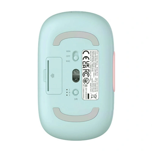 Myszka bezprzewodowa UGREEN FUN+ MU102 2.4G+BT DPI 1000-4000 (różowa)