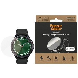 Hurtownia GSM - Tvrzené sklo PanzerGlass Samsung Galaxy Watch6 Classic 47mm Ochrana obrazovky Antibakteriální - PZG517 - {ean13} - Hurt