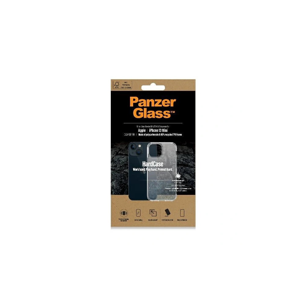 Wholesale PanzerGlass HardCase Apple iPhone 13 Mini Antibacterial Military grade clear - PZG518 - {ean13} - Hurt