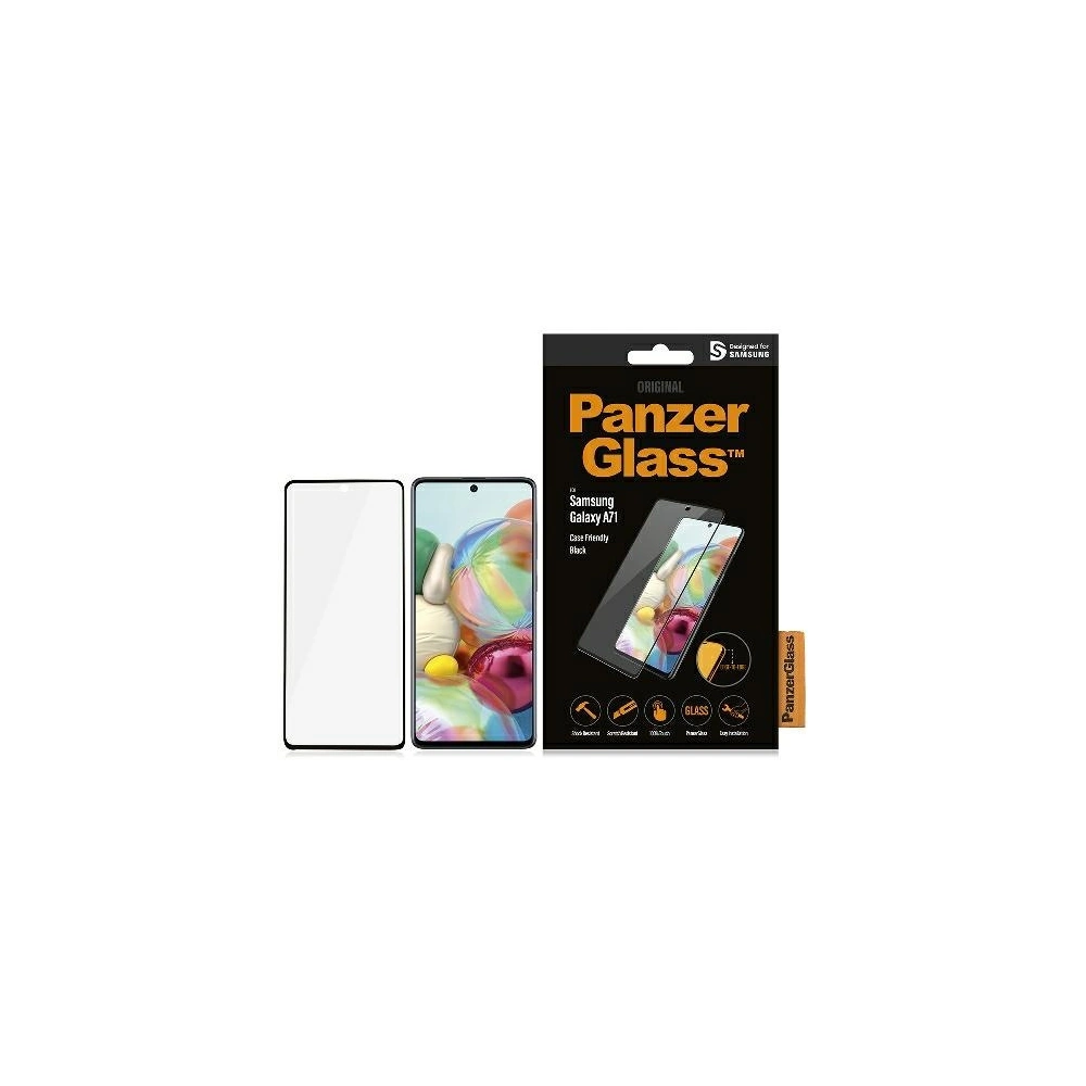 Hurtownia GSM - Edzett üveg PanzerGlass Pro E2E Regular Samsung Galaxy A71 Case Friendly fekete - PZG520 - {ean13} - Hurt