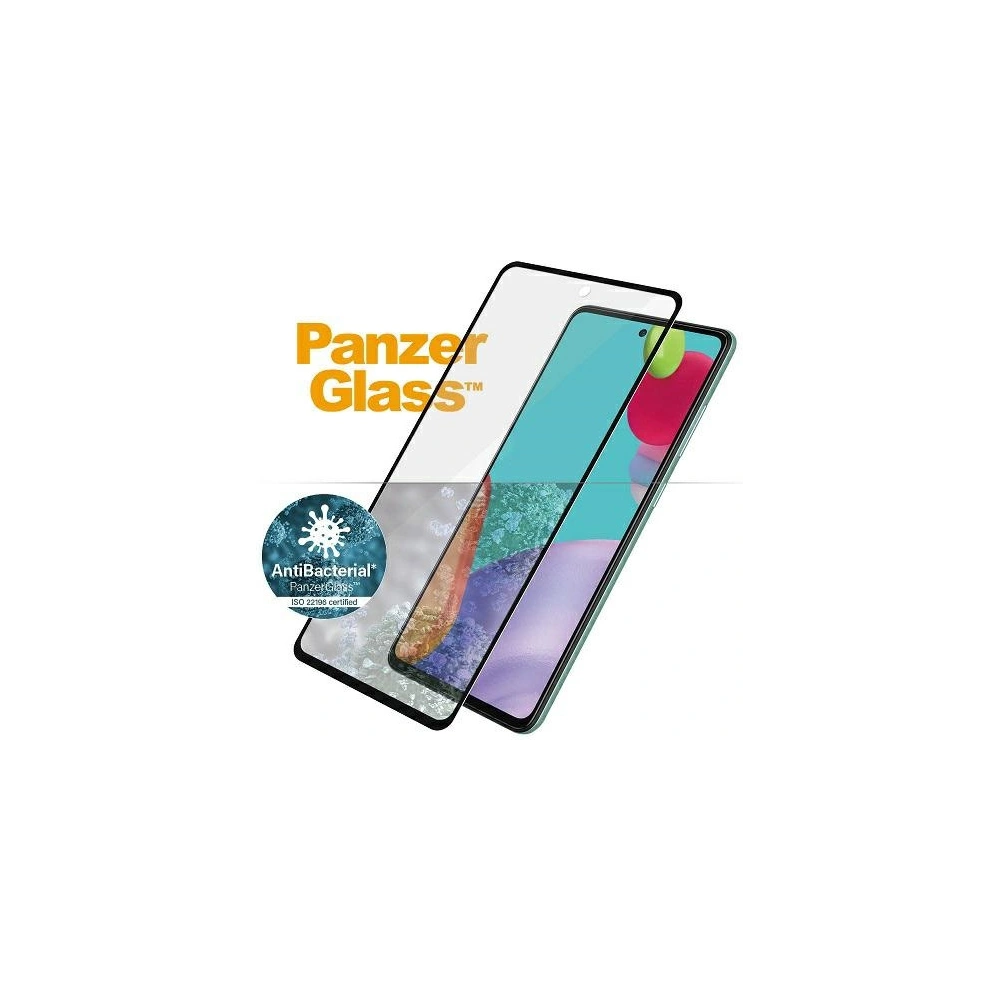 Hurtownia GSM - Tvrzené sklo PanzerGlass Pro Microfracture Samsung Galaxy A52 / A52 5G / A53 5G Case Friendly AntiBacterial černé - PZG522 - {ean13} - Hurt