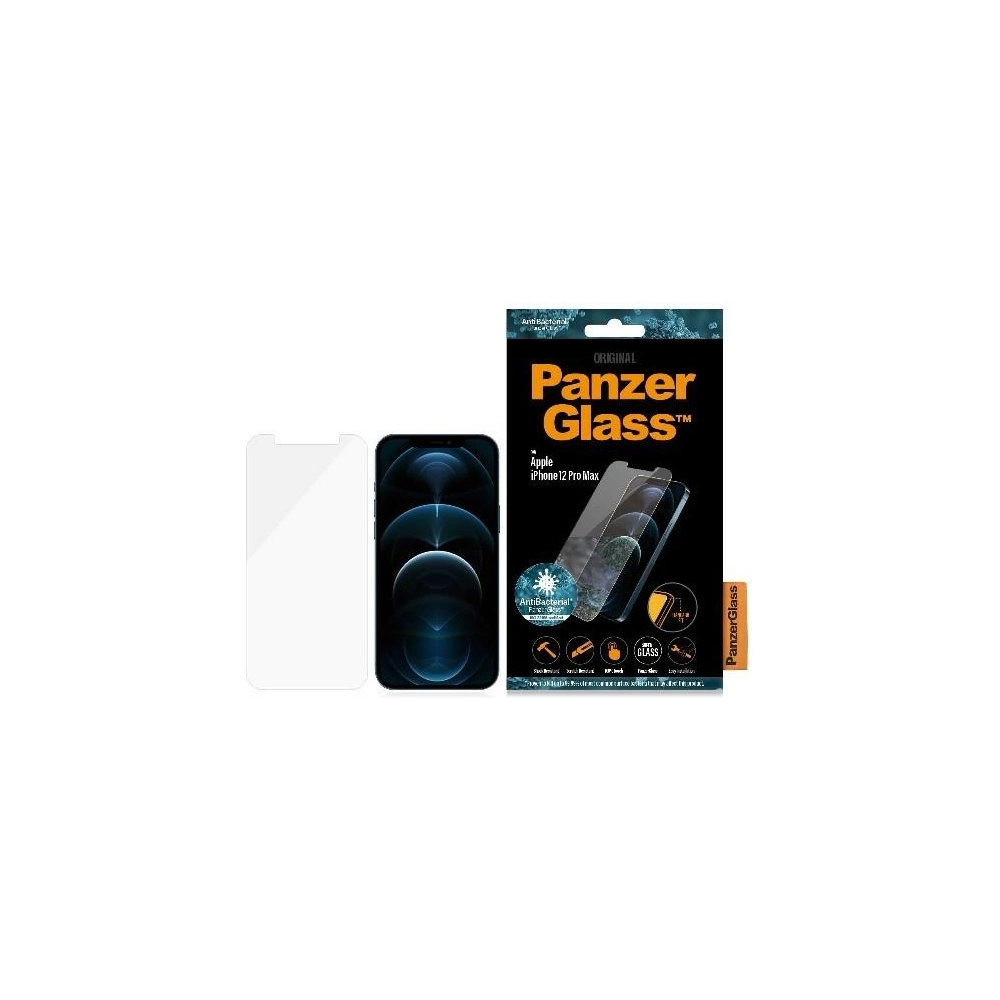 Hurtownia GSM - Szkło hartowane PanzerGlass Pro Standard Super+ Apple iPhone 12 Pro Max Antibacterial - PZG523 - {ean13} - Hurt