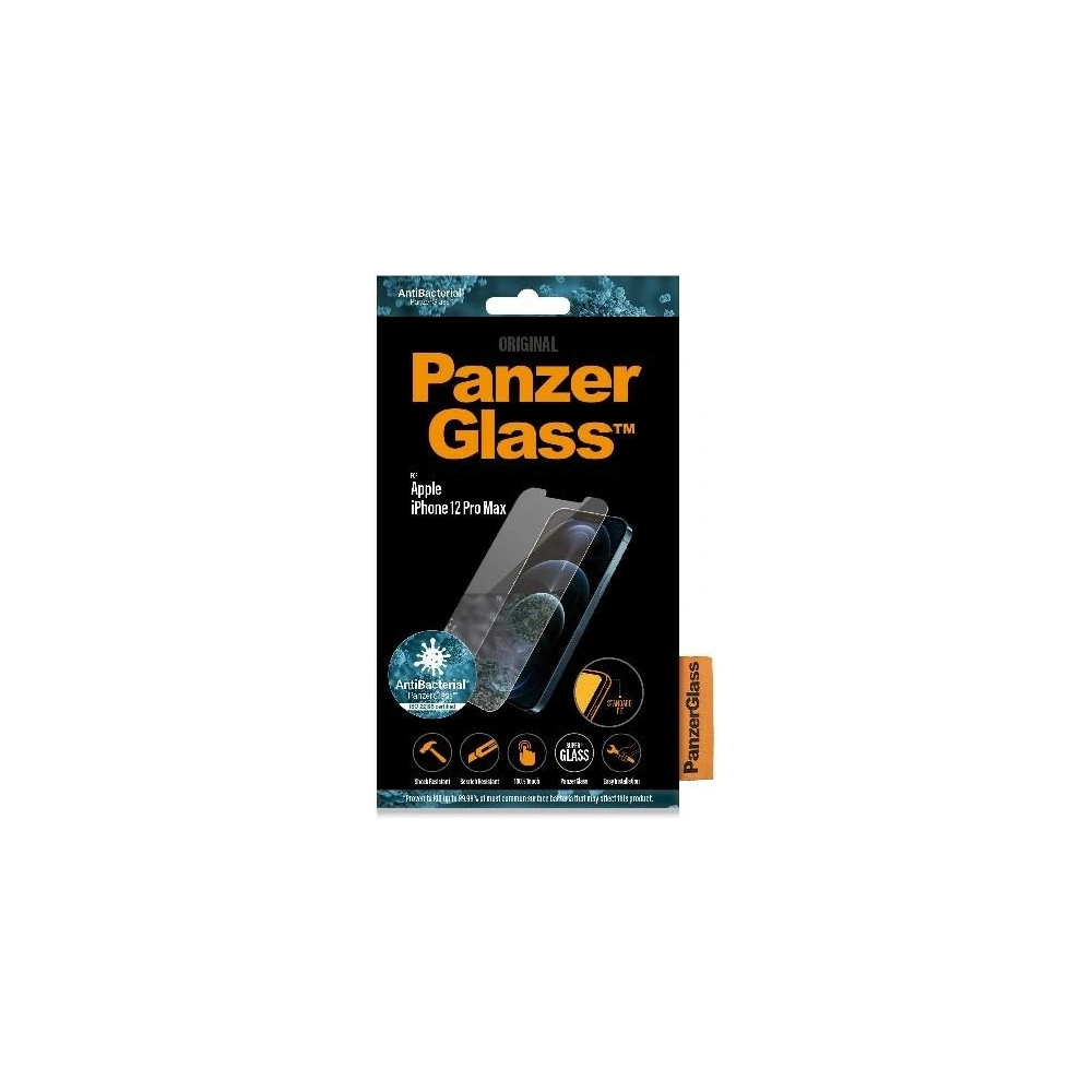 Hurtownia GSM - Szkło hartowane PanzerGlass Pro Standard Super+ Apple iPhone 12 Pro Max Antibacterial - PZG523 - {ean13} - Hurt