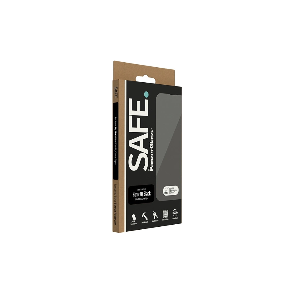 Wholesale SAFE by PanzerGlass Honor 70 Screen Protector Ultra-Wide Fit black - PZG530 - {ean13} - Hurt