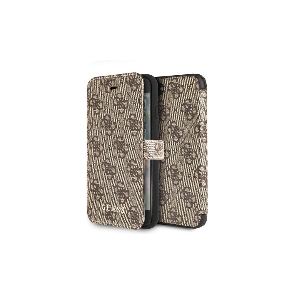 Hurtownia GSM - Etui Guess GUFLBKI84GB Apple iPhone SE 2022/SE 2020/8/7 hnědá/kniha 4G - GUE005BR - {ean13} - Hurt