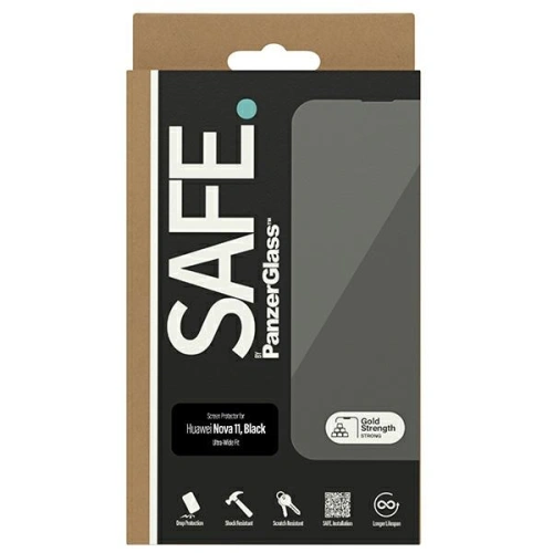 Szkło hartowane SAFE by PanzerGlass Huawei Nova 11 Screen Protector Ultra-Wide Fit czarne