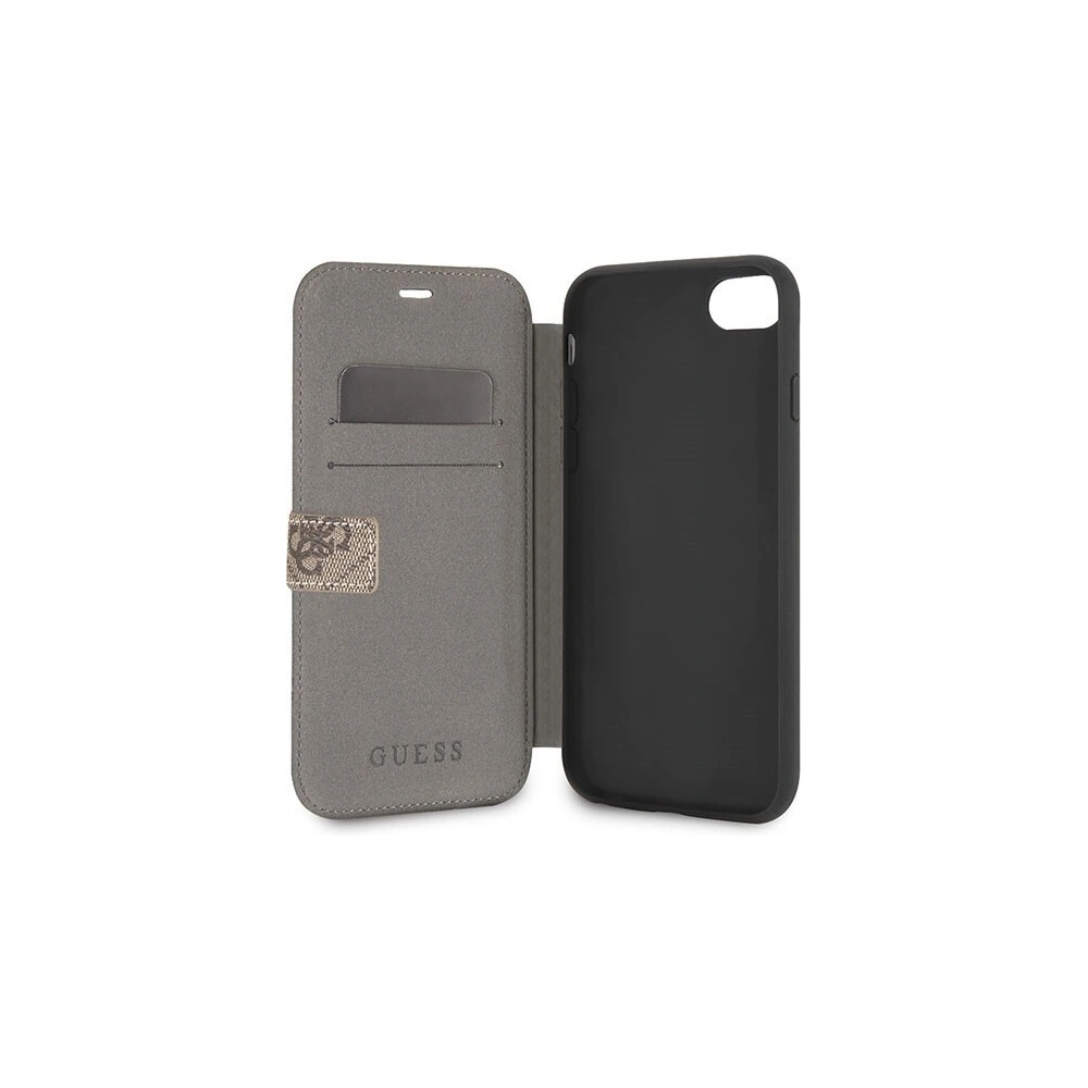Hurtownia GSM - Etui Guess GUFLBKI84GB Apple iPhone SE 2022/SE 2020/8/7 hnědá/kniha 4G - GUE005BR - {ean13} - Hurt