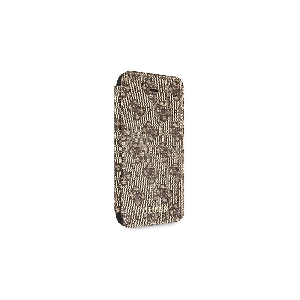 Hurtownia GSM - Etui Guess GUFLBKI84GB Apple iPhone SE 2022/SE 2020/8/7 hnědá/kniha 4G - GUE005BR - {ean13} - Hurt