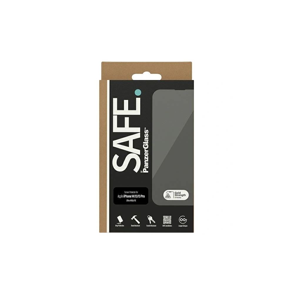 Hurtownia GSM - Tvrzené sklo SAFE od PanzerGlass Apple iPhone 13 / 13 Pro / 14 Ochrana obrazovky Ultra-Wide Fit - PZG538 - {ean13} - Hurt