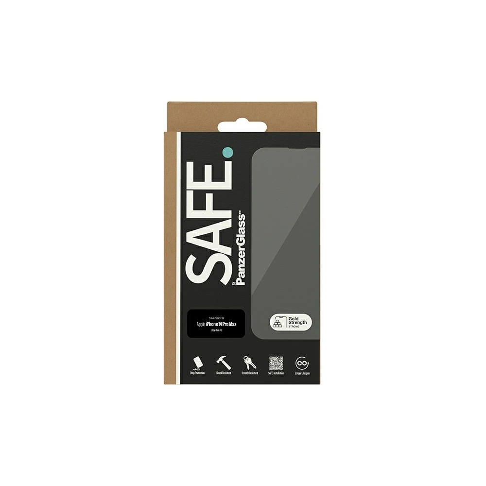 Hurtownia GSM - Zesílené sklo SAFE od PanzerGlass Apple iPhone 14 Pro Max Ochrana obrazovky Ultra-Wide Fit - PZG540 - {ean13} - Hurt