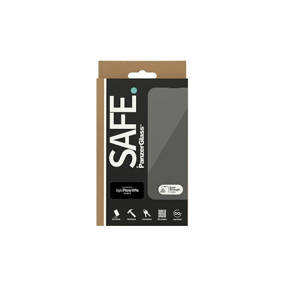 Hurtownia GSM - Securizată SAFE de PanzerGlass Apple iPhone 14 Pro Protecție pentru ecran Ultra-Wide Fit - PZG541 - {ean13} - Hurt