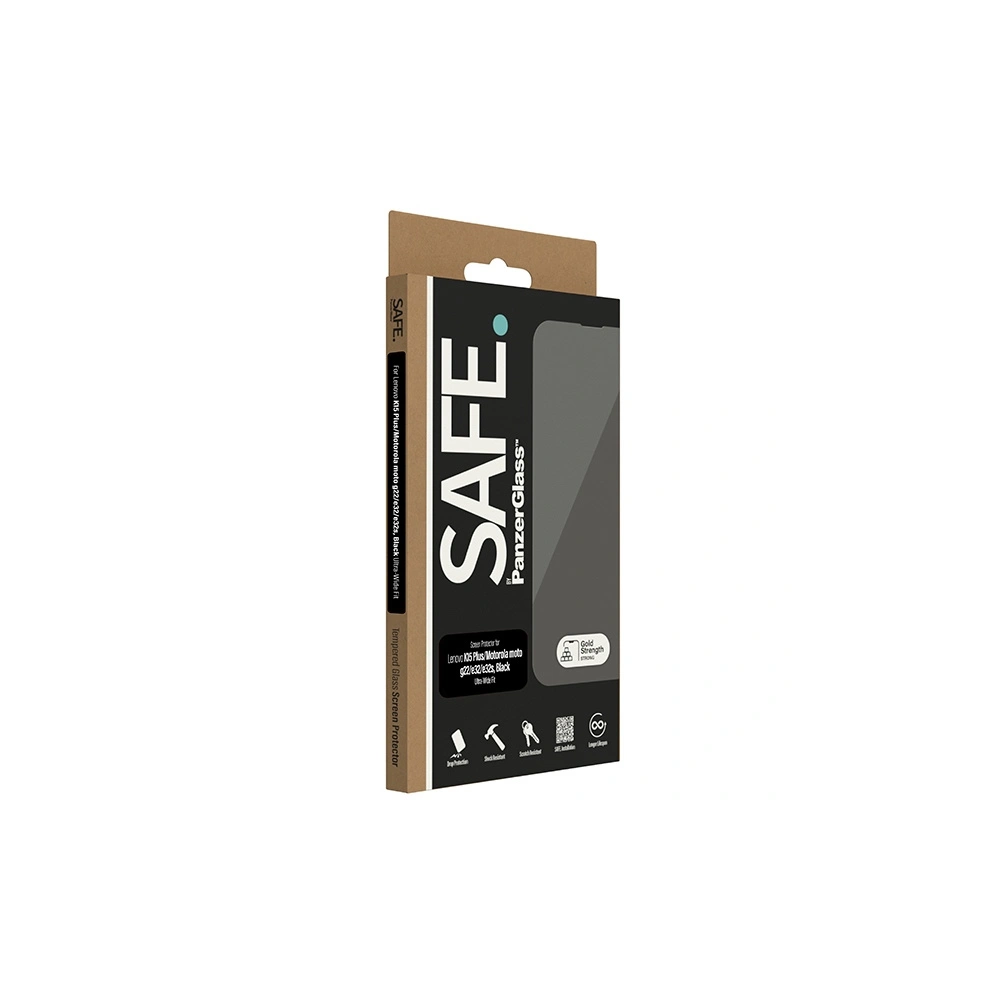 Hurtownia GSM - Edzett üveg SAFE a PanzerGlass Motorola Moto G22 / E32 / E32s / Lenovo K15 Plus képernyővédő Edge-to-Edge fekete - PZG543 - {ean13} - Hurt