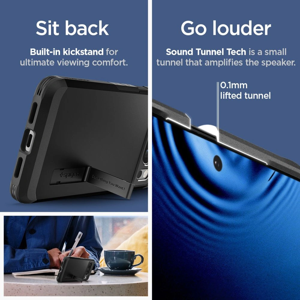 Hurtownia GSM - Etui Spigen Tough Armor Google Pixel 8 Pro Fekete - SPN3145 - {ean13} - Hurt