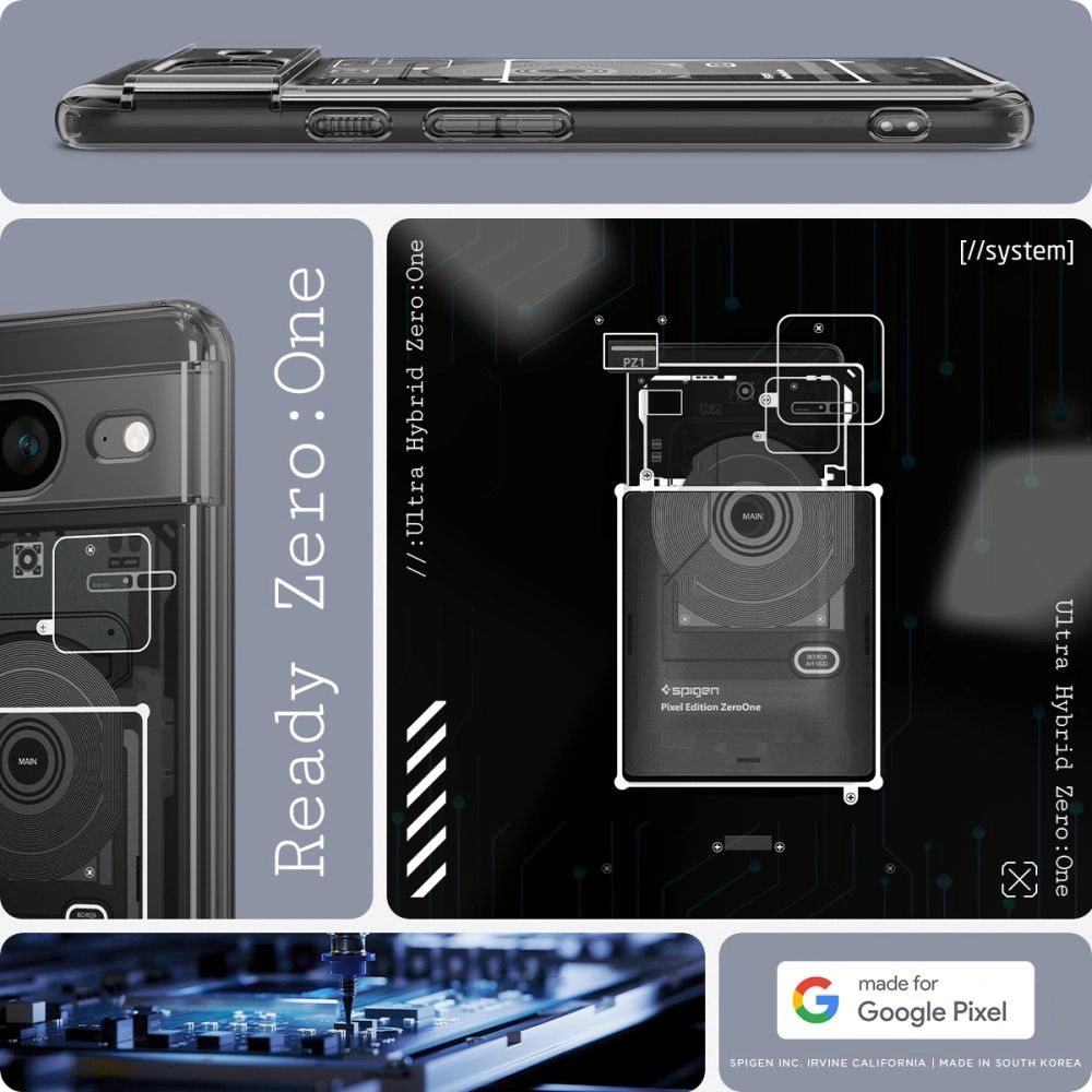 Hurtownia GSM - Case Spigen Ultra Hybrid Google Pixel 8 Zero One - SPN3146 - {ean13} - Hurt