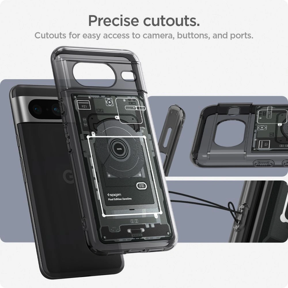 Hurtownia GSM - Case Spigen Ultra Hybrid Google Pixel 8 Zero One - SPN3146 - {ean13} - Hurt