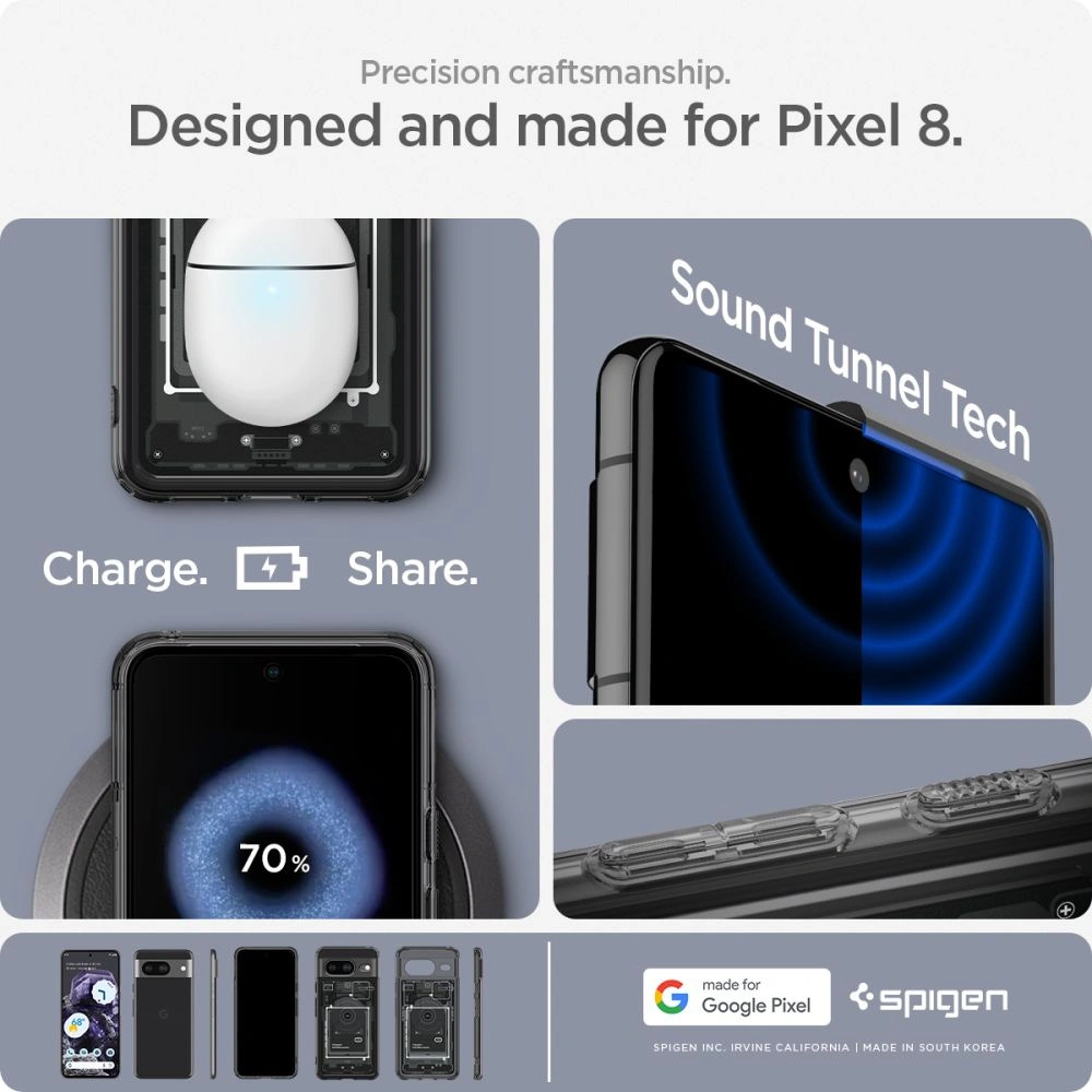 Hurtownia GSM - Case Spigen Ultra Hybrid Google Pixel 8 Zero One - SPN3146 - {ean13} - Hurt