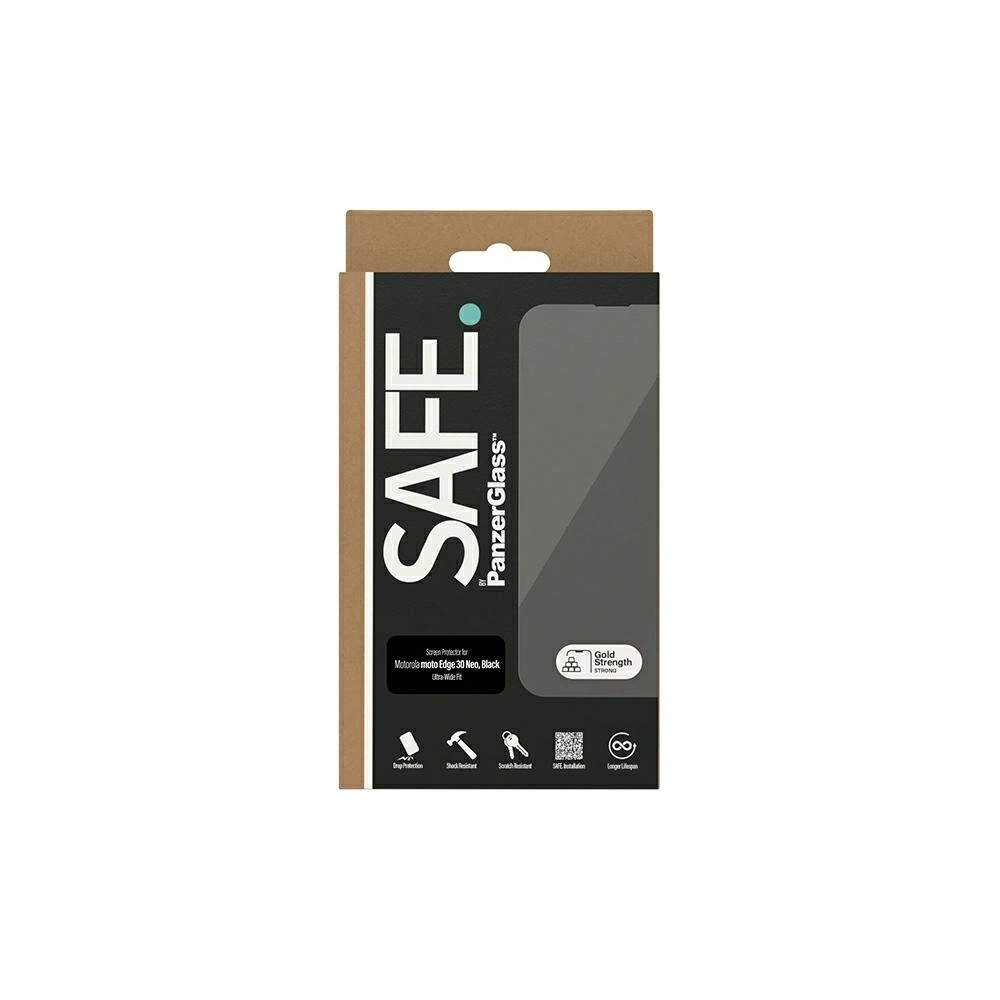Hurtownia GSM - Edzett üveg SAFE by PanzerGlass Motorola Moto Edge 30 Neo képernyővédő Ultra-széles illeszkedés - PZG544 - {ean13} - Hurt