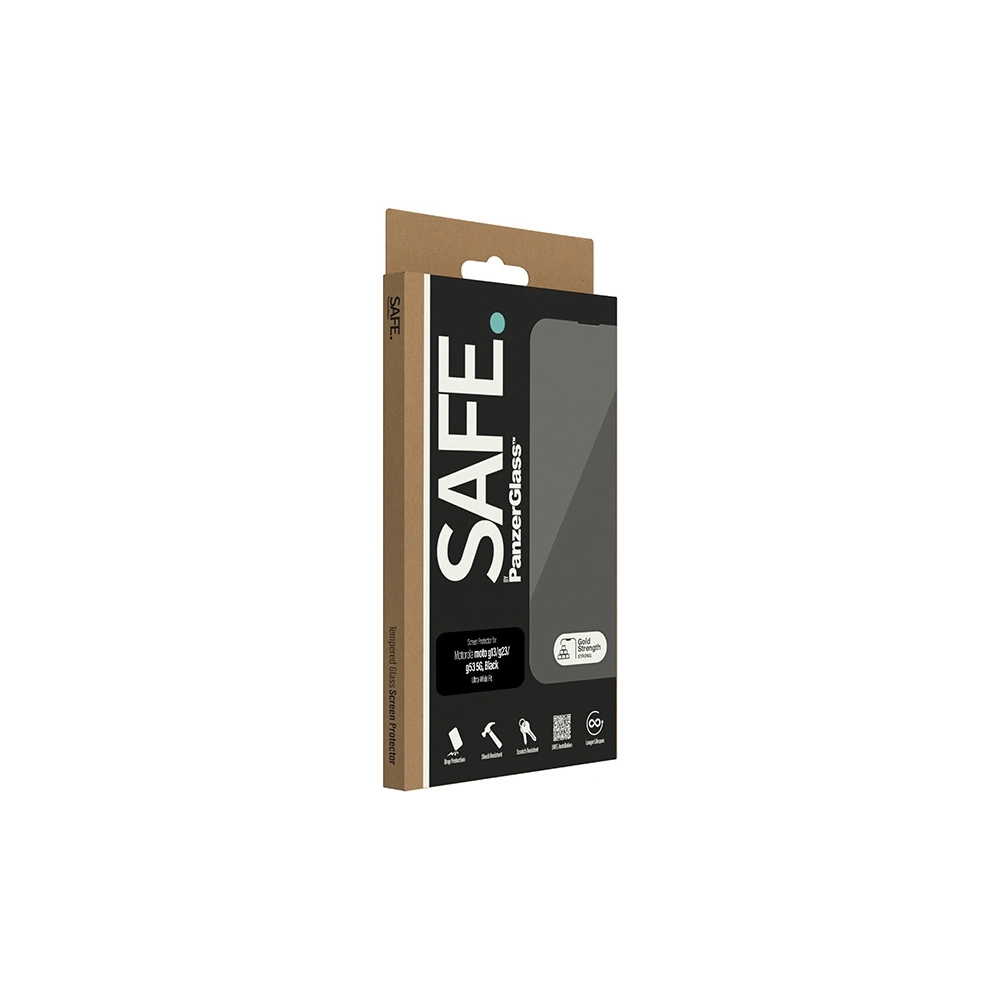 Hurtownia GSM - Tvrzené sklo SAFE by PanzerGlass Motorola Moto G13 / G23 / G53 5G Ochrana obrazovky Ultra-Wide Fit černé - PZG545 - {ean13} - Hurt