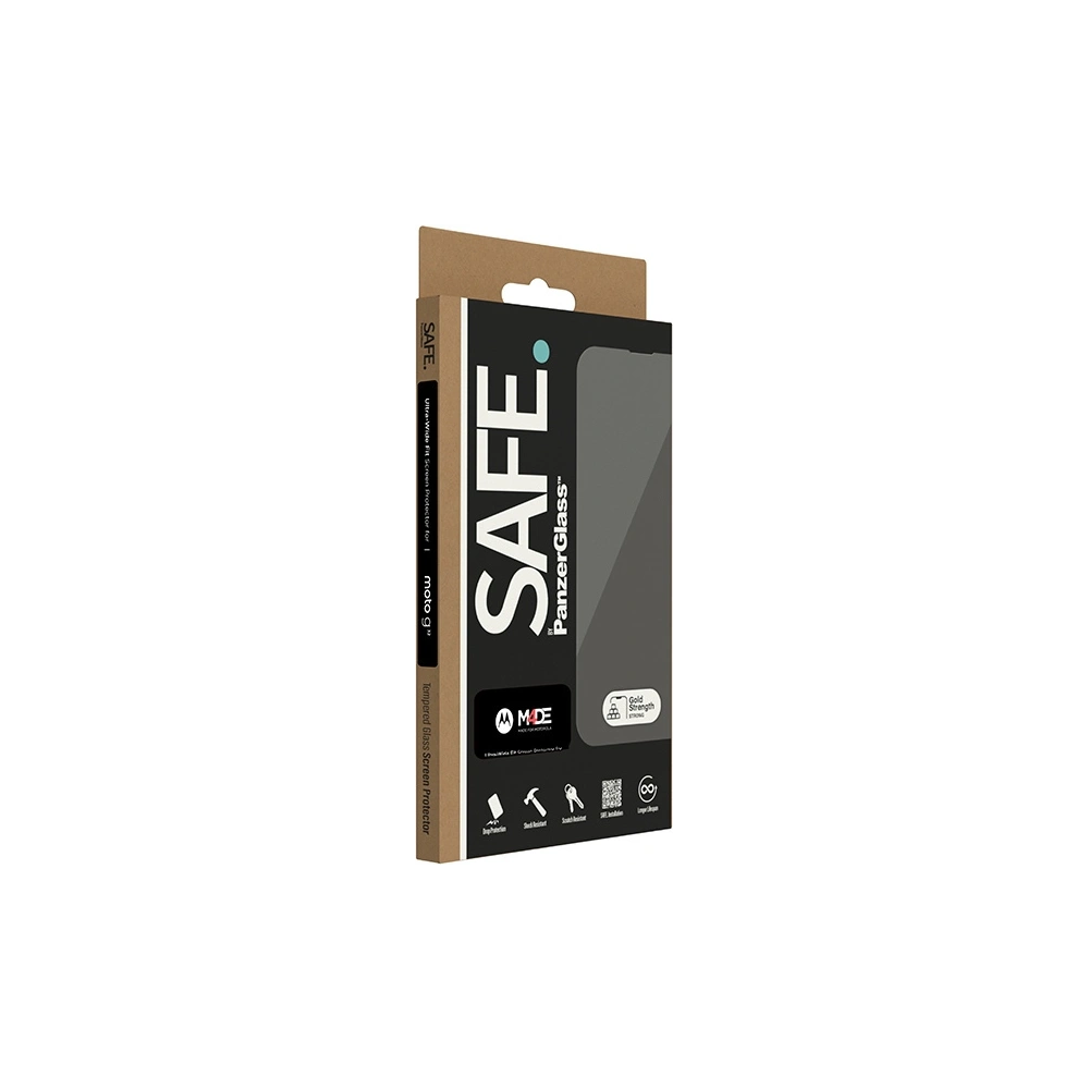 Hurtownia GSM - Tvrzené sklo SAFE od PanzerGlass pro Motorola Moto G32 Ochrana obrazovky Ultra-Wide Fit - PZG546 - {ean13} - Hurt