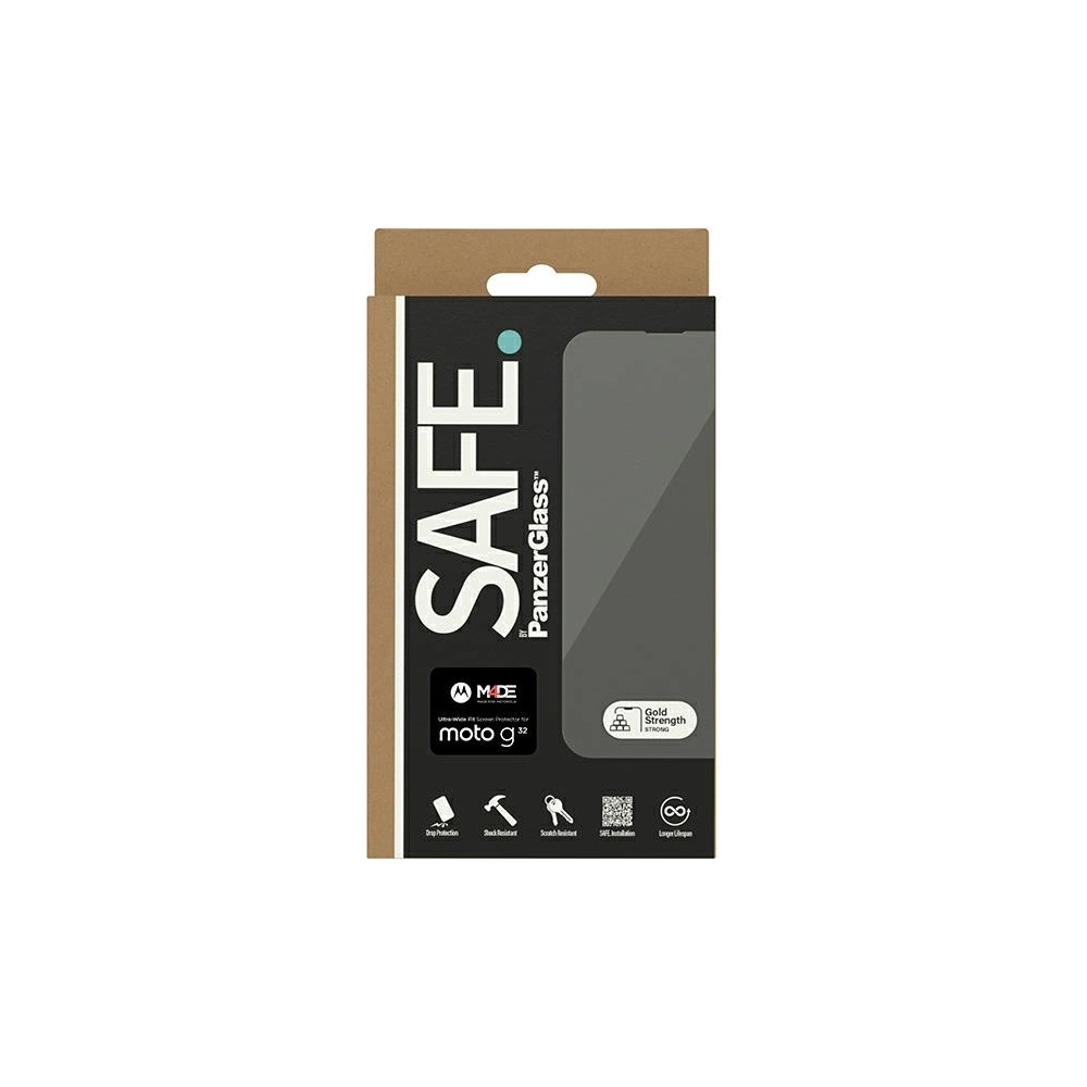 Hurtownia GSM - Edzett üveg SAFE a PanzerGlass Motorola Moto G32 kijelzővédő Ultra-széles illeszkedés. - PZG546 - {ean13} - Hurt