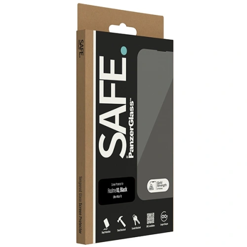 Szkło hartowane SAFE by PanzerGlass Realme 10 Screen Protection Ultra-Wide Fit czarne