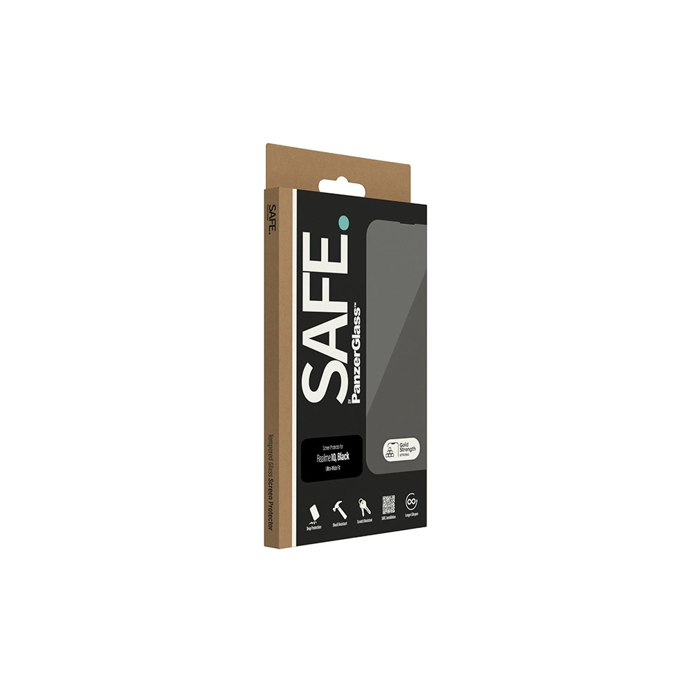 Hurtownia GSM - Sicherheitsglas SAFE von PanzerGlass Realme 10 Bildschirmschutz Ultra-Wide Fit schwarz - PZG549 - {ean13} - Hurt