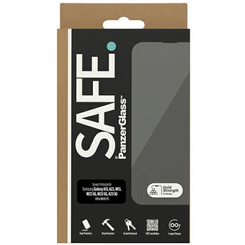 Szkło hartowane SAFE by PanzerGlass Samsung Galaxy A13 / A23 / A23 5G / M13 / M23 5G czarne