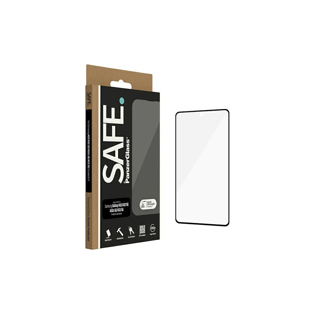 Hurtownia GSM - Sticlă temperată SAFE de la PanzerGlass Samsung Galaxy A52 / A52 5G / A52s 5G / A53 5G Protecție pentru ecran Ultra-Wide Fit - PZG552 - {ean13} - Hurt