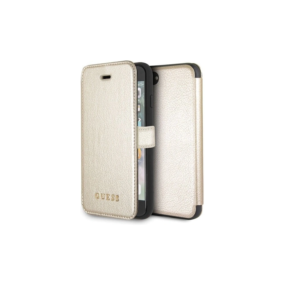 Hurtownia GSM - Etui Guess GUFLBKI8IGLGO Apple iPhone SE 2022/SE 2020/8/7 zlaté/book Iridescent - GUE009GLD - {ean13} - Hurt