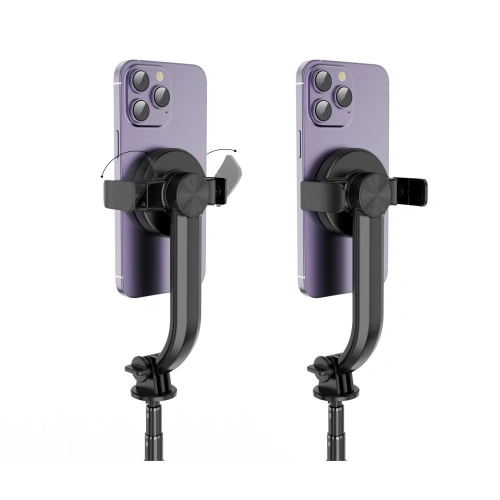 Kijek do selfie Tech-Protect L04s Wireless Selfie Stick Tripod MagSafe Black